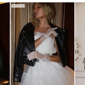 12th Tribe Til Death black vegan leather jacket